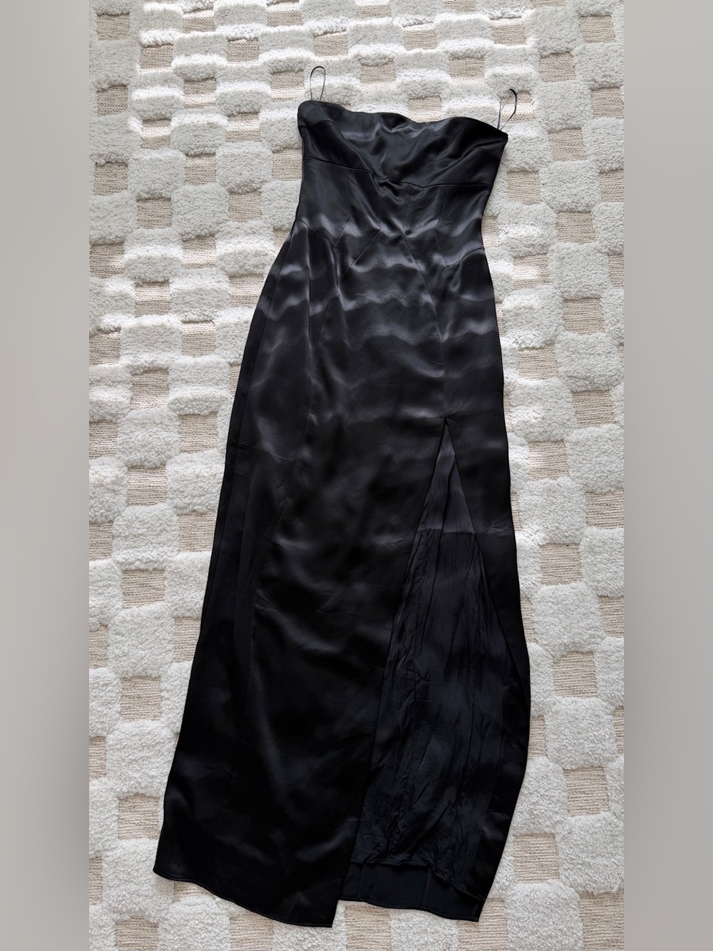 Nicholas Strapless Maxi Dress in Black